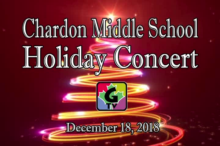 Chardon Middle School Band 12-18-18