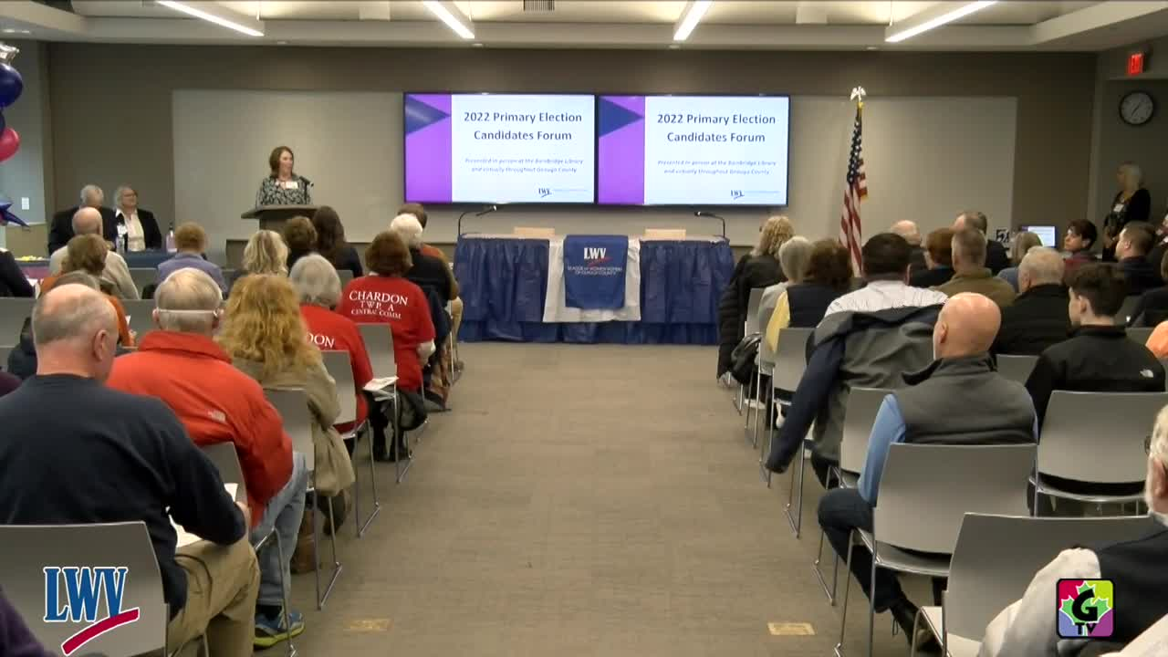 LWV Primary Election Candidates Forum 04-27-2022