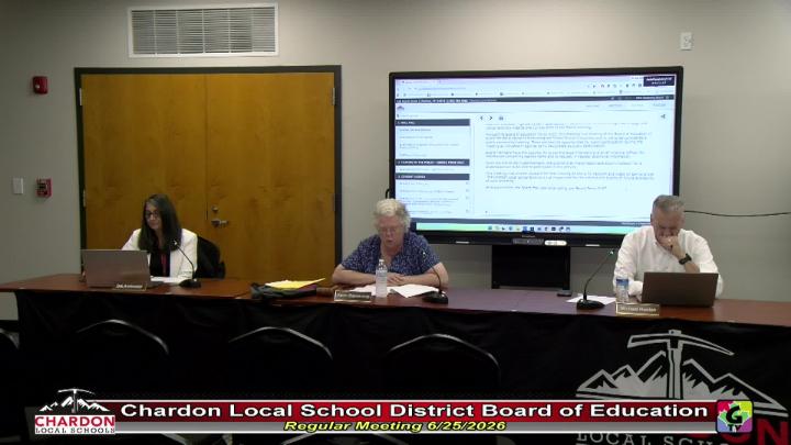 Thumbnail image for Chardon BOE Meeting 06-25-2026