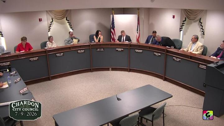Thumbnail image for Chardon Council Meeting 07-09-2026
