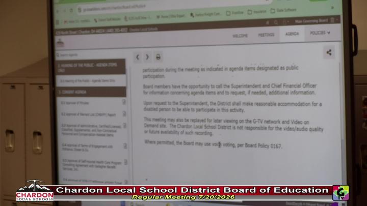 Thumbnail image for Chardon BOE Meeting 07-20-2026