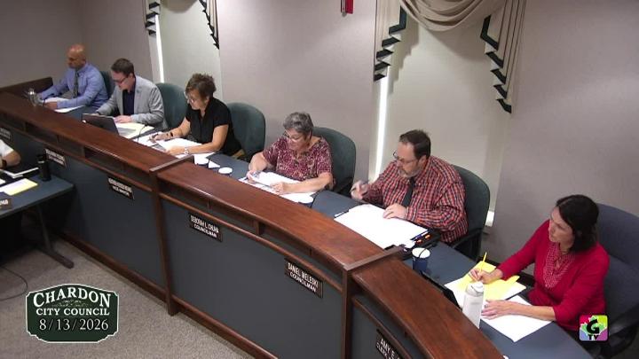 Thumbnail image for Chardon Council Meeting 08-13-2026