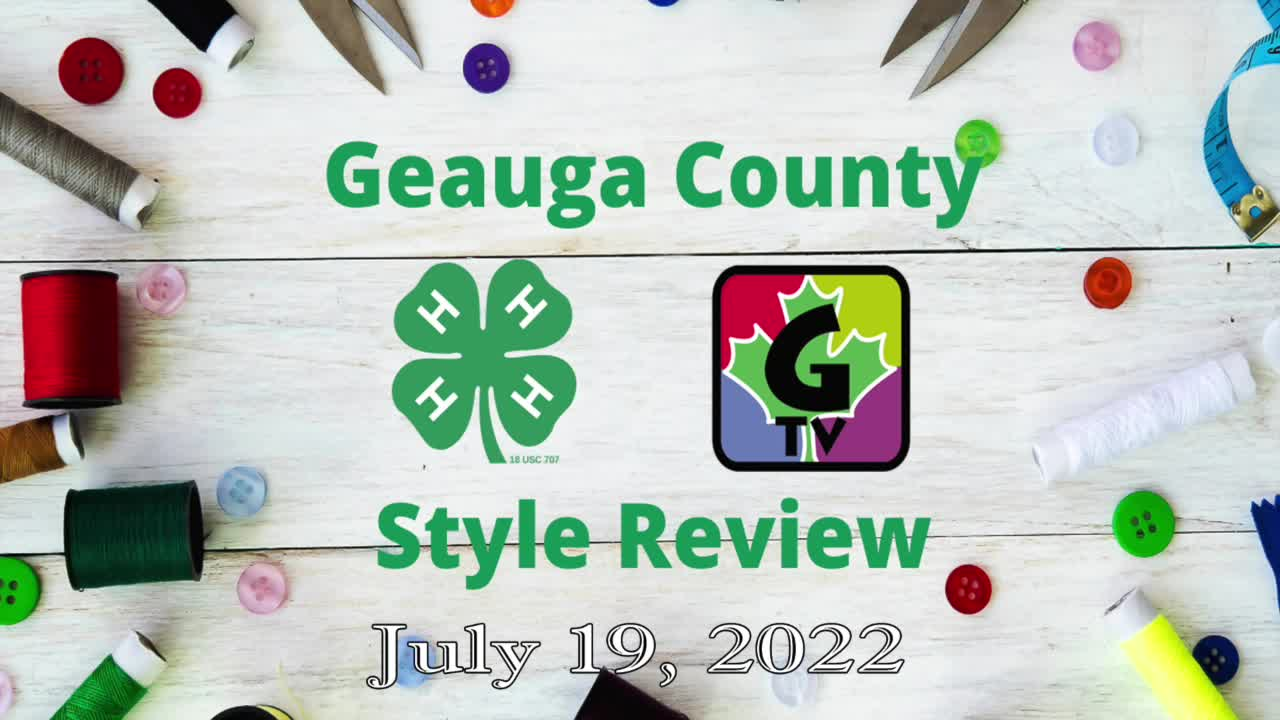 Geauga 4H Style Review 07-19-2022
